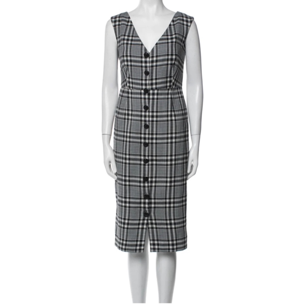 Veronica Beard plaid sheath dress